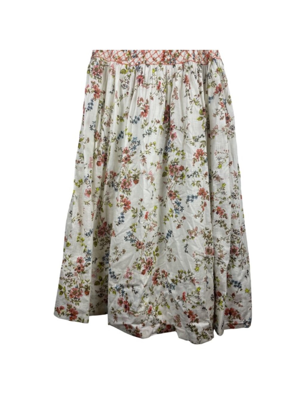 Anthropologie Floral Smocked Maxi Dress XS Cotton/Rayon Multicolor milkmaid - Picture 2 of 9